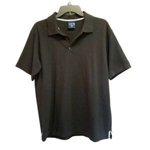 Playerytees Womens Sz L Navy Blue  Solid Short Sleeve Polo Shirt